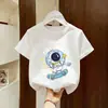 Ropa para Niños Camiseta para Niños de Manga Corta Ropa de Verano 2026 Estilo Nuevo Niños Tallas Medianas y Grandes Camisetas de Algodón Puro Camisetas de Verano Modernas para Niños