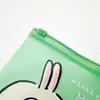 Bolsa con cremallera de PVC del fabricante, bolsa de almacenamiento de plástico suave de PVC para papelería, lápices y documentos, monedero de PVC esmerilado para estudiantes