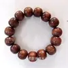 Directo de fábrica pulsera rosario de cuentas de sándalo marrón para hombre y mujer al por mayor cuentas de madera de sándalo púrpura