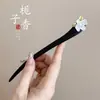 Nuevo pasador de ébano negro estilo chino, palillo para el pelo de alta gama para recogidos en la parte posterior de la cabeza, accesorio para el cabello de mujer, accesorio para vestido tradicional chino