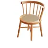 Sillas de Ratán de Alta Calidad, Sillas de Comedor para el Hogar con Respaldo Cómodo, Sillas de Comedor Minimalistas Modernas para Sala de Estar Balcón Madera Maciza Princesa