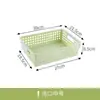 Cesta de almacenamiento de plástico, caja de almacenamiento de bocadillos para escritorio, estante de almacenamiento, cesta de almacenamiento, cesta de almacenamiento rectangular, cesta de baño