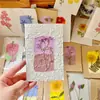 Flores reales flores prensadas tarjetas de felicitación de flores prensadas con tema de bosque, tarjetas de votos, tarjetas, regalos florales, marcapáginas, tarjetas de presentación, tarjetas de invitación y artículos decorativos