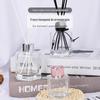Frasco de Aromaterapia de Vime Sem Fogo Vidro Hexagonal Frasco Vazio Ornamentos de Decoração de Sala de Estar Frasco de Fragrância Frasco de Perfume em Estoque