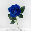Rosa de veludo pérola artificial de haste única artificial para decoração de casamento, arranjo de chão, arranjo floral de sala de estar de alta qualidade