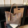 Tendência de Moda Transfronteiriça Bolsa Tote de Grande Capacidade para Mulheres, Bolsa de Mão Casual Simples, Bolsa de Ombro Versátil de Luxo Leve