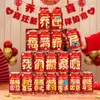 Decoraciones para Casa Nueva, Decoraciones para Fiesta de Año Nuevo, Decoraciones del Año del Cabra, Pegatinas de Cola, Suministros de Papel para Decoración de Ambiente de Cumpleaños