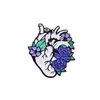 Popular Europeu e Americano Desenho Animado Fofo Criativo Liga Metálica Série Coração Broche Personalizado Bolsa Joia Emblema em Forma de Coração