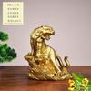 Figura de Tigre de Bronce para la Riqueza, Tigre del Dinero, Tigre en la Montaña, Decoración de Escritorio, Mascota del Año del Tigre, Tigre de Cobre