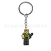 Llavero de Minecraft Lindo Dibujo Animado Pvc Plástico Suave Moderno Creativo Llavero Colgante Decoración Adorno Colgante