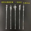 Palito Acrílico para Mexer, Bar de Coquetéis, Colher para Copo, Colher de Plástico, Loja de Chá de Leite Descartável, Arte Criativa