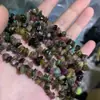 Pulsera de Cristal de Piedra de 7 Colores Amatista Ágata Pulsera de Piedra Natural Irregular Joyería Sencilla con Cordón Elástico