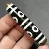 Colar Pingente Colar de Contas Multifacetadas de Calcedônia Natural de Xizang Pingente de Pulseira de Cinábrio de Xizang de Mina Antiga para Homens e Mulheres
