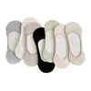 Calcetines para Mujer, Malla Fina Transpirable para Primavera y Verano, Calcetines Invisibles de Algodón Antideslizantes de Corte Bajo para Zapatos Planos