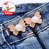 Botón de Cintura de Mariposa Costura Sin Costuras Sin Clavos Pantalones Jeans Cintura Grande Cambia a Pequeño Encogimiento Estiramiento Artefacto de Ajuste Botón Fijo