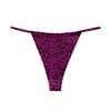 Amazon Transfronterizo Sexy Tanga con Estampado de Leopardo para Mujer Sin Costuras Cintura Baja Caliente Tentación Fitness Sexy Calzoncillos Tipo T
