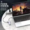 Estação de Acoplamento Tipo-C Cinco em Um Tela de Projeção de Alta Definição Hdmi4K Transmissão de Dados Usb-C Leitor de Cartão Usb3.0 Estação de Acoplamento