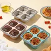 Contenedores de Almacenamiento de Alimentos Compartimentados de Silicona Transfronterizos, Papel Film de Grado Alimenticio, Contenedores de Almacenamiento de Alimentos para el Hogar, Almacenamiento en Refrigerador, Loncheras Selladas
