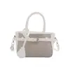 Bolso Retro de Bloques de Color de Moda Elegante Estilo Coreano Versátil Bolso de Hombro para Viajar al Trabajo y Uso Diario con un Aire Chic Bolso Cruzado