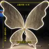 Nuevos Accesorios de Boda Adornos de Mariposa Luminosos Decoración de Camino de Boda Escenario Arreglo de Boda Colgante de Mariposa Arreglo de Bienvenida
