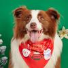 Fábrica de Origen Amazon Más Vendido Pañuelo Bandana para Gato Perro Babero Navidad