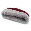 Gorro de terciopelo grueso nuevo para adultos mayores y ancianos, cálido de lana para invierno, gorro de abuela