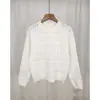 Suéter Holgado de Punto con Cuello Redondo Hueco de Estilo Coreano y Occidental para Mujer, Novedad de Primavera y Otoño
