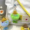 Celebriade da Internet Feio Fofo Pequena Bola de Carvão Chaveiro Desenho Animado Pelúcia Boneca Elfo Pingente de Bolsa Pingente de Carro Presente