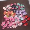 Nuevo clip para el pelo dulce para niños, lazo de tela con estampado, clip para el pelo, bolsa completa, clip BB de tela, accesorios para el pelo brillantes, venta al por mayor