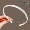 Diadema Ondulada Fina de Mezclilla de Gama Alta, Diadema de Estilo Moderno y de Moda, Accesorio para el Cabello para Mujeres, Pinza para el Cabello para Lavarse la Cara