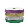 Fita Glitter Não Elástica de 4cm para Fantasias de Palco, Acessórios Coloridos para Vestuário, Várias Especificações, Fita Glitter Dourada e Prateada, Fita Borboleta