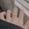 Anillo Nuevo de Hoja de Ginkgo 2024 para Mujer Anillo de Lujo Ligero Nicho Sentido Avanzado Anillo Explosivo para Regalo de Cumpleaños de Novia
