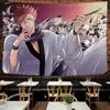 Estilo japonés mantra volver a la guerra anime tela de fondo dormitorio estudiantil mesita de noche dormitorio decoración tela colgante casa de alquiler decoración tapiz
