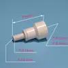 Reductor de PVC Conexión Directa para Tubería de Agua 20 25 32 40 a 8 10 12 14 16 Conector Recto de Plástico