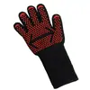 Luvas Anti-Escaldamento de Aramida Resistentes a Altas Temperaturas de 500 Graus Amazon para Churrasco, Isolantes Térmicas, Retardantes de Chama, À Prova de Fogo, Luvas de Silicone de Camada Dupla para Assar