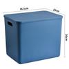 Caja de Almacenamiento de Plástico con Tapa Caja de Almacenamiento para Ropa Interior Calcetines de Armario Caja de Almacenamiento para Juguetes Bloques de Construcción Cesta de Almacenamiento para Snacks Libros de Imágenes
