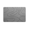 Alfombrillas de Piso para Baño Personalizadas Transfronterizas, Alfombrillas Absorbentes Duras de Tierra de Diatomeas, Alfombrillas Antideslizantes para Puerta de Inodoro, Alfombrillas para Pies de Tierra de Diatomeas