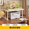 Estante para pecera de escritorio, mueble base para pecera, base de carga, estante doble para pecera, estante de almacenamiento, soporte para pecera, mueble de almacenamiento