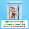 Marcador Acrílico a Base de Agua Noya Barril Redondo Doble Punta Doble Color Pincel Punta Suave para Niños Impermeable para Pintar Pluma Acuarela Venta al por Mayor