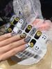 Adesivos de Arte de Unhas Elemento de Halloween Conjunto Completo Padrão de Gota de Sangue de Fantasma DIY Autoadesivo Transfronteiriço Fornecimento de Estoque Pronto Le Adesivos