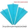 Ferramentas de confeitaria Zhenghui silicone tpu de grau alimentício saco de flores de apertar saco de bico para bolo de creme molde tamanho grande médio e pequeno