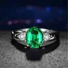 Elegante Imitação Natural Turmalina Vermelha Rubi Aberto Vermelho Azul Verde Rosa Branco Zircão Cristal Anel Gema Anel