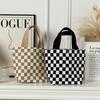 Bolsa de tela de pana estilo coreano vintage, para llevar a mano, ideal para estudiantes, momias y viajeros.