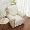 Cojín Antideslizante para Sofá de Cuatro Estaciones con Patrón de Diamantes, Cojín para Sofá Reclinable, Funda para Sofá de un Solo Asiento para Sala de Estar con Cojín para Reposapiés, Venta al por Mayor