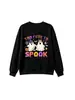 Amazon Wish comercio exterior transfronterizo moda divertida demasiado linda para asustar a los niños sudadera nueva de otoño e invierno