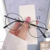 Gafas Anti-luz Azul Ins Alto Valor Anti-radiación Miopía Estudiantes Femeninas Frescas Populares de Internet Montura de Gafas Planas para Cara Grande para Hombres