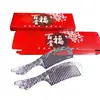 Peine de Iones de Plata Venta Directa, Regalos Promocionales, Peine Plateado de Cobre Blanco, Regalos Promocionales Tienda de Oro, Recuerdos, Transmisión en Vivo
