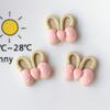 Venda quente linha rosa menina flor de cereja resina jóias acessórios acessórios do carro diy acessórios atacado pj1612