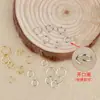 Joias de Prata S925 Acessórios DIY Anel de Prata Anel Aberto Fechado Conexão de Anel de Prata Anel Pequeno Anel Pequeno Círculo de Prata