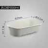 Cajas de Almuerzo Desechables, Vajilla Biodegradable, Cajas de Embalaje Ecológicas de Pulpa de Papel, Cajas para Ensalada, Cajas de Pulpa de Caña de Azúcar, Cajas Bento de Gran Capacidad